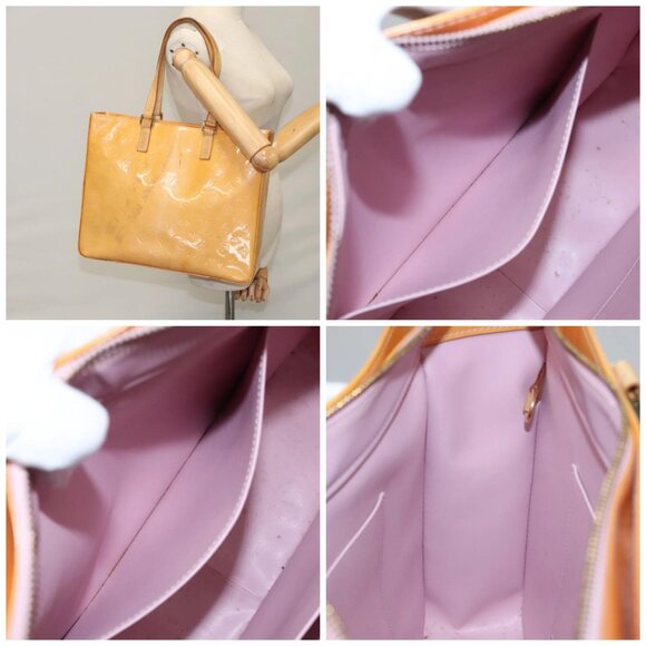 LOUIS VUITTON Monogram Vernis Columbus Bag Marshmallow Pink - Picture 14 of 14